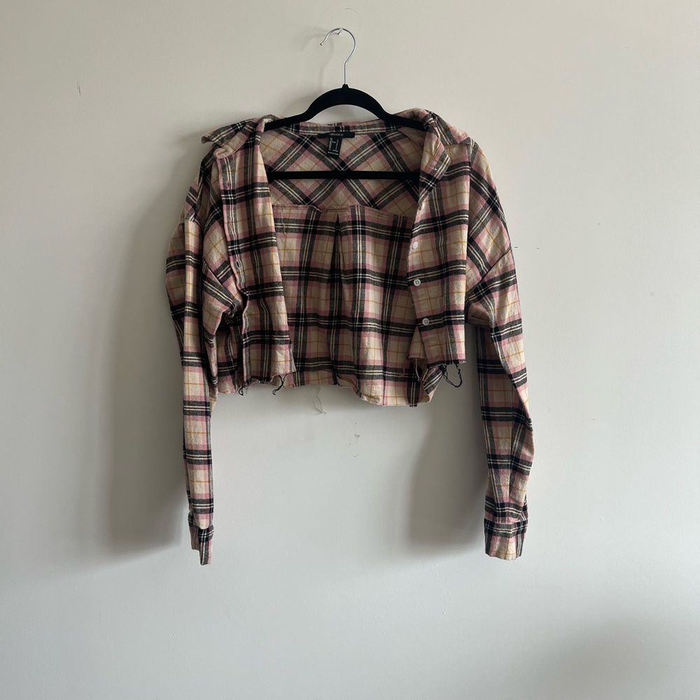 Cropped flannel